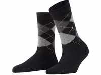 Burlington Damen Socken Whitby W SO weich und warm gemustert 1 Paar, Schwarz (Black