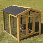 Kerbl Pet Freigehege Appartment Pro, Hasenstall, Nagerstall, 115x85x90cm, Holz