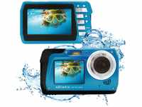 Easypix Aquapix 'Edge' Unterwasserkamera mit Zwei Displays, wasserfest bis 3 m,...