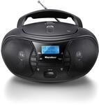 Karcher RR 5028D tragbares CD Radio (CD-Player, DAB+ Radio, Bluetooth,