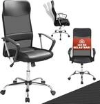 Casaria&reg; B&uuml;rostuhl Ergonomisch Hohe R&uuml;ckenlehne H&auml;rtegradeinstellung 46-60cm