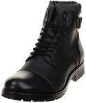 JACK & JONES Herren Jfwalbany Leather Antraciet Chukka Boots, Anthrazit, 44 EU