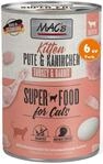MAC's Cat Kitten Pute & Kaninchen | 6 x 400 g | Nassfutter f&uuml;r Kitten | Ausgewogene,
