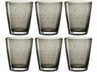 Leonardo Burano Trink-Gläser 6er Set, handgefertigte Wasser-Gläser,