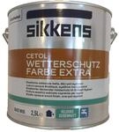 Sikkens Cetol Wetterschutzfarbe extra Seidenmatt Wei&szlig; Au&szlig;en 2,5 Liter