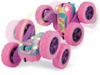 Dickie Toys Pink Drivez RC Candy Flippy, ferngesteuertes Spielzeugauto, Rotations-