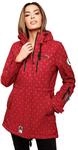 Marikoo Damen Softshelljacke (XS-3XL) mit Kapuze - Wasserabweisend, Fleece...