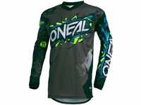 O'NEAL Unisex Kinder Mountainbike Jersey Langarm-Shirt, Grau, M