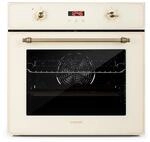 Klarstein Elizabeth - Elektrischer Einbaubackofen, Retro-Design, 70L, EEK A,...
