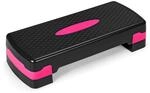 COSTWAY H&ouml;henverstellbarer Aerobic Stepper mit zwei Stufen von 10 cm und 15 cm,