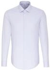 Seidensticker Herren Mens Slim Longsleeve Cotton Businesshemd, Mittelblau(693650), 42