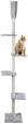 Cat Dream Katzen-Kratzbaum raumhoch, grau