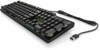 HP Pavilion Gaming Tastatur 550 (Red-Switches, RGB-Beleuchtung, 10 Tasten Rollover,