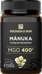 Watson & Son Manuka Honig MGO 400+ 500g | Premium Qualit&auml;t aus Neuseeland