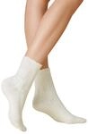 KUNERT Damen Socken Bedsocks w&auml;rmend Winterweiss 2030 35-38