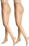 Hudson Damen Strumpfhosen Lilly Lafina 15 2-Pack transparent matt 15 DEN Make-up 0019