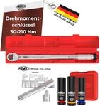 FAMEX 10886-3N-KS Drehmomentschl&uuml;ssel 1/2" (12,5mm) - 30-210 Nm mit...