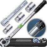 Monzana&reg; Drehmomentschl&uuml;ssel 6tlg. Set 40-210Nm T&Uuml;V S&uuml;d GS 1/2' Zoll CrV +/- 3%