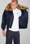 Alpha Industries 45P Hooded Custom Bomberjacke f&uuml;r Herren Rep.Blue