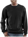 Carhartt, Herren, Weites, mittelschweres Sweatshirt mit Rundhalsausschnitt, Schwarz,