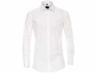 Venti Businesshemd Uni Body Fit Weiß 40