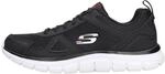 Skechers Herren Track-Scloric Sneaker, Schwarz (Black 52631-Bbk), 45.5 EU