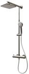 Schulte Duschsystem mit Sicherheits-Thermostat, Kopfbrause eckig,...