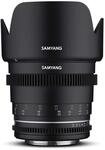 Samyang MF 50mm T1,5 VDSLR MK2 MFT schwarz