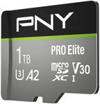 PNY PRO Elite microSDXC Speicherkarte 512GB + SD-Adapter, bis zu 100MB/s