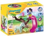 PLAYMOBIL 1.2.3 70400 Feenspielplatz mit Schaukel und Rutsche, ab 4 Jahren