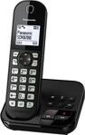 Panasonic KX-TGC460GB Schnurlostelefon mit Anrufbeantworter, Telefonbuch f&uuml;r bis zu
