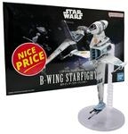 Revell Bandai B-Wing Fighter | Detailreicher Modellbausatz des Raumschiffs | Bekannt