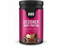 ESN Designer Whey Proteinpulver + Gratis Shaker, Hazelnut Nougat, 2 x 908 g,...