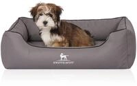 Knuffelwuff Orthop&auml;disches Hundebett Madison aus laser-gestepptem Kunstleder M-L 85