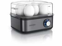 Arendo - Eierkocher Edelstahl für 1 bis 8 Eier - Egg Cooker - 500 W –...
