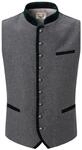 Stockerpoint Herren Alonso Trachtenweste, grau forest, 56