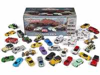 Majorette 30+3 Set, enthält 20 Spielzeugautos, 10 Premium Autos, 3 Spezial
