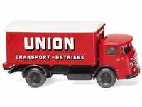 Wiking 047603 Koffer-LKW (Büssing 4500) "Union Transport - Miniaturmodell 1:87...