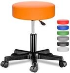 Casaria&reg; Rollhocker H&ouml;henverstellbar 10cm Polsterung 46-60cm Sitzh&ouml;he 360&deg;