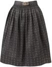 Stockerpoint Sc-300 Damen Midi Dirndlsch&uuml;rze, anthrazit, 34-38