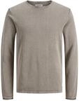 JACK & JONES Herren Strickpullover Rundhals Basic Langarm Sweater Baumwolle Shirt