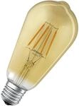 LEDVANCE Smarte LED-Lampe mit Bluetooth Mesh Technologie, Filament Edison Gold,