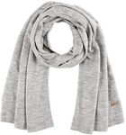 Barts Damen Witzia Scarf schwerer Schal, Grau, Einheitsgr&ouml;&szlig;e EU