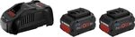 Bosch Professional 18V System Akku Starter-Set: 2x ProCORE18V 5.5Ah Akku + Ladeger&auml;t
