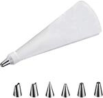 Westmark Garnierset/Dressiersack, Mit Adapter und 6 T&uuml;llen, 8-tlg., L&auml;nge:...