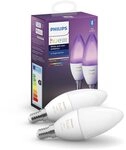 Philips Hue White & Color Ambiance E14 Lampe Doppelpack, 320lm, dimmbar, bis zu 16 Philips Hue White & Color Ambiance E14 Lampe Doppelpack, 320lm, dimmbar, bis zu 16