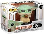 Funko Pop! Star Wars: The Mandalorian-Grogu (The Child, Baby Yoda) mit Cup -