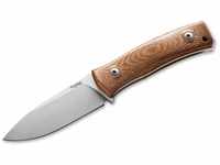 LionSteel Unisex – Erwachsene M4 Brown Micarta Feststehendes Messer, Braun, 20,5 cm
