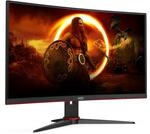 AOC Gaming C24G2AE - 24 Zoll FHD Curved Monitor, 165 Hz, 1ms, FreeSync Premium