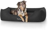 Knuffelwuff Hundebett Finlay aus Nylongewebe XL 105 x 75cm Schwarz - Hundesofa mit